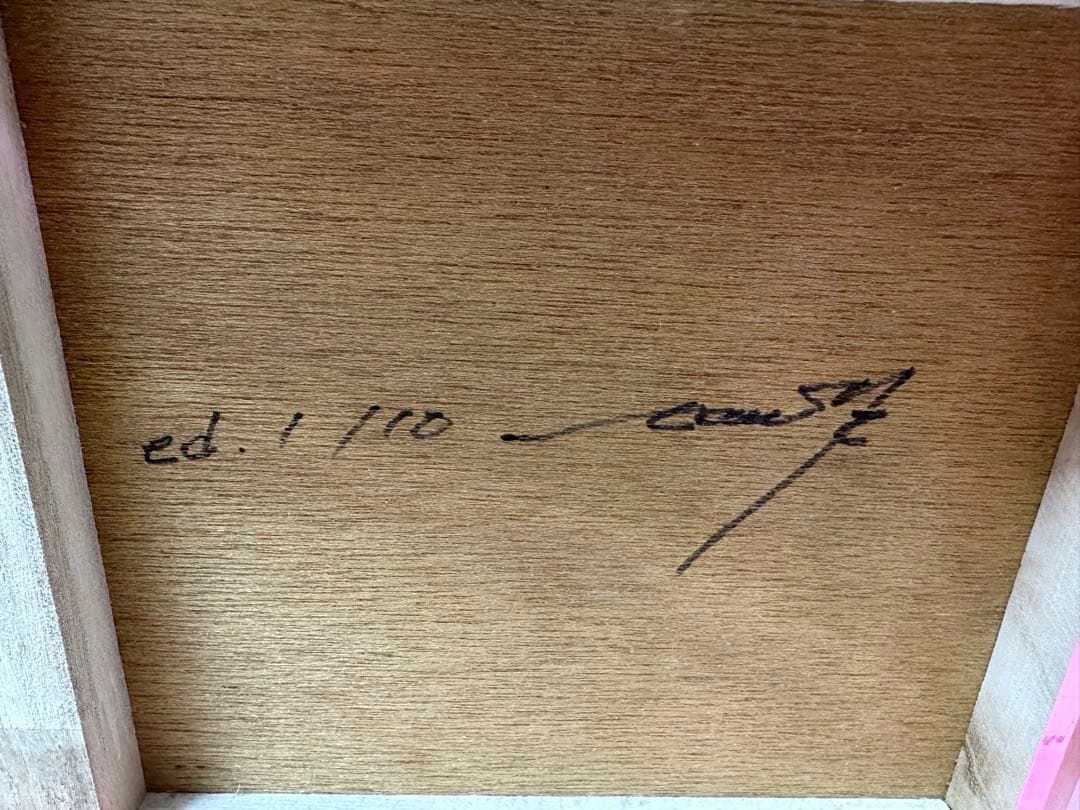 Tamimoon サイン入り キャンバス・UVプリント