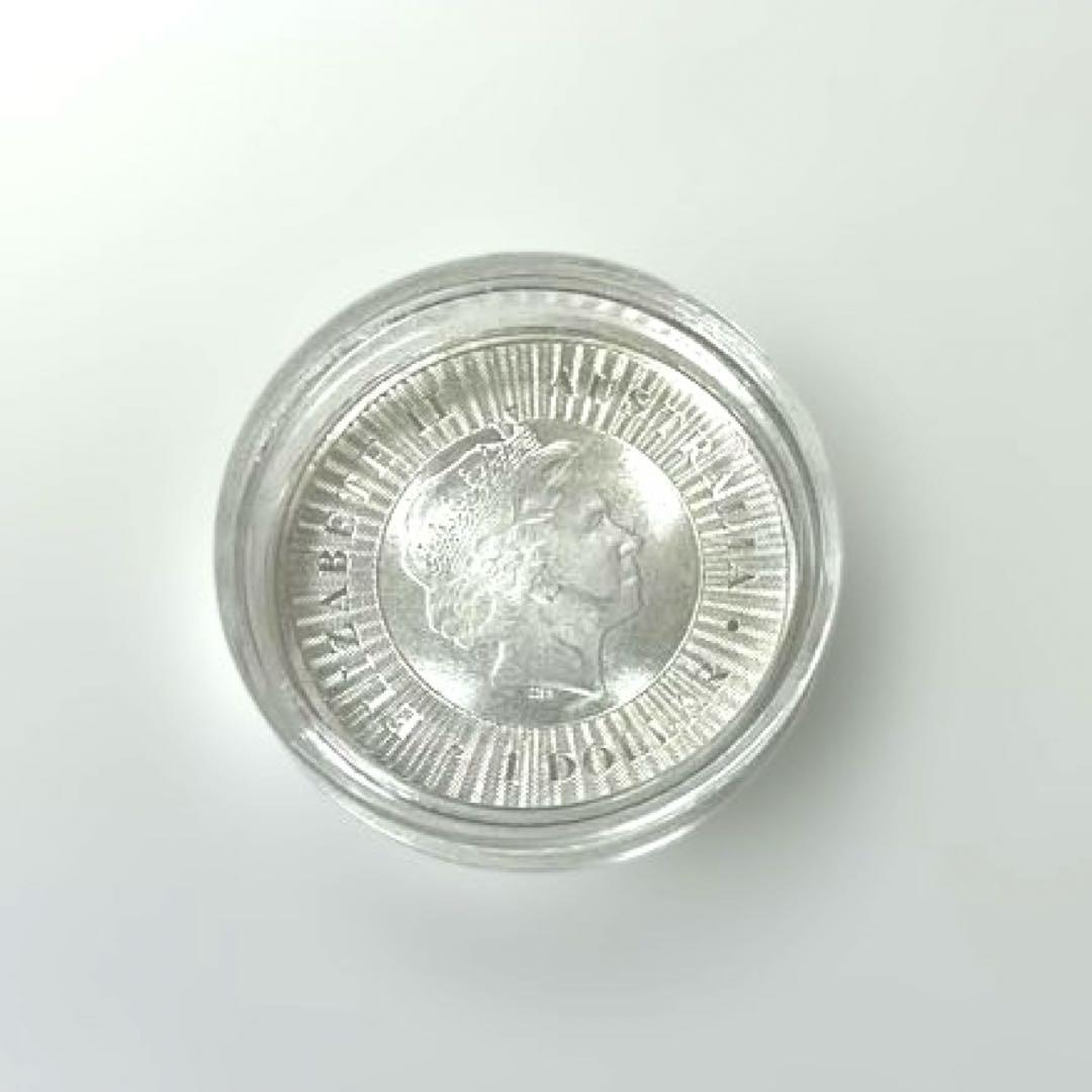 【純銀】オーストラリア　カンガルー 銀貨　1oz ケース付き　⑥