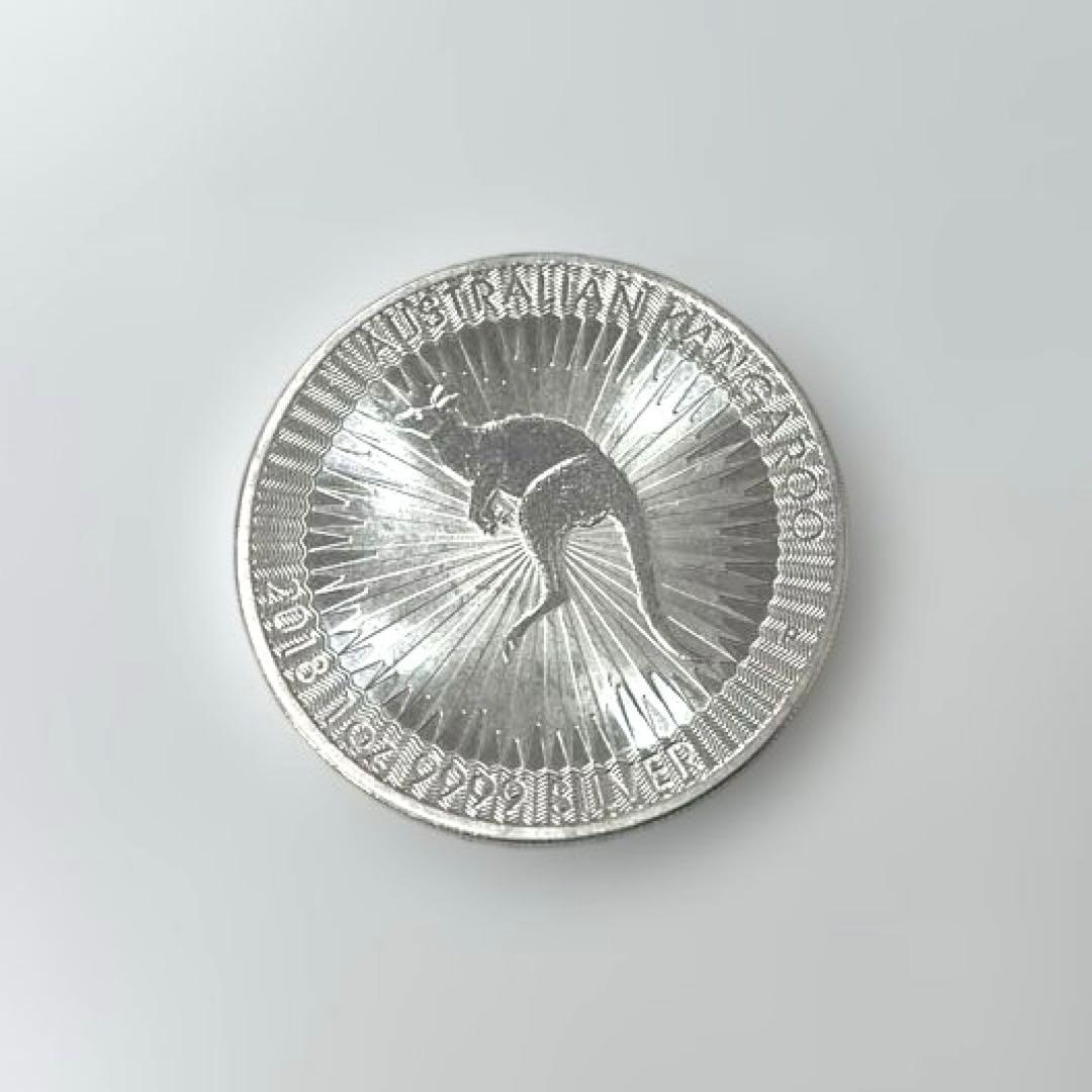 【純銀】オーストラリア　カンガルー 銀貨　1oz ケース付き　⑥