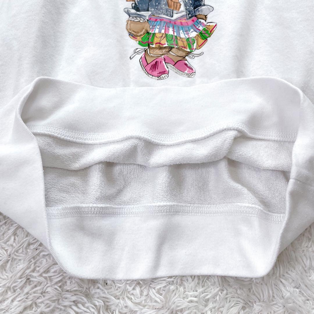 POLORALPH LAUREN ポロベア　スエット　トレーナー　白