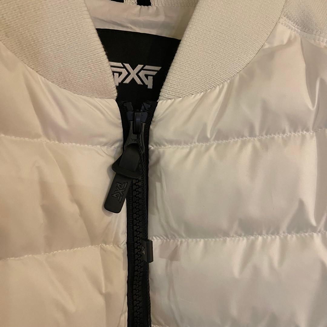 PXG 新作ゴルフ ウェア レディース ジャケット ダウン ニット トップス白L