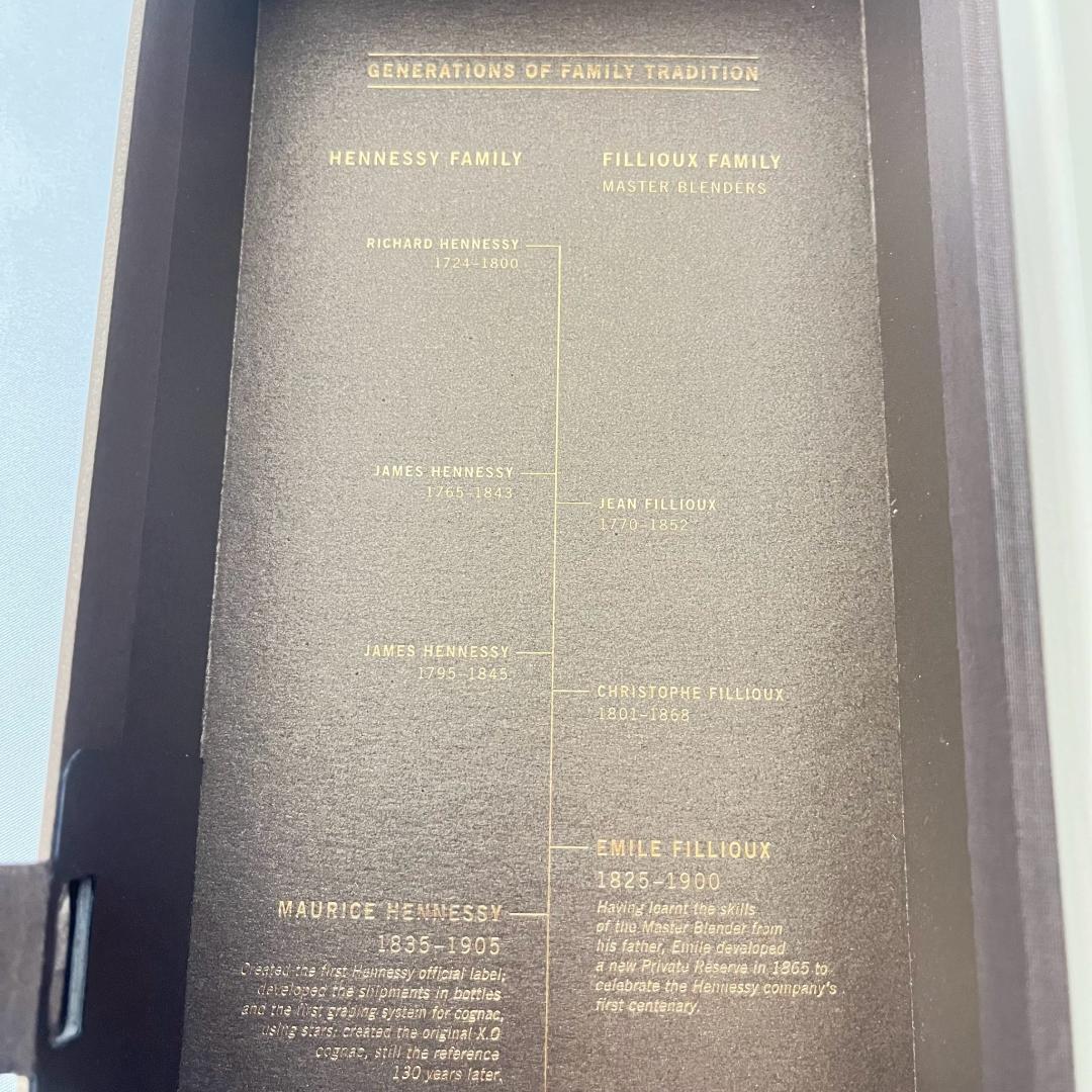 Hennessy PRIVATE RESERVE プライベートリザーブ 未開封