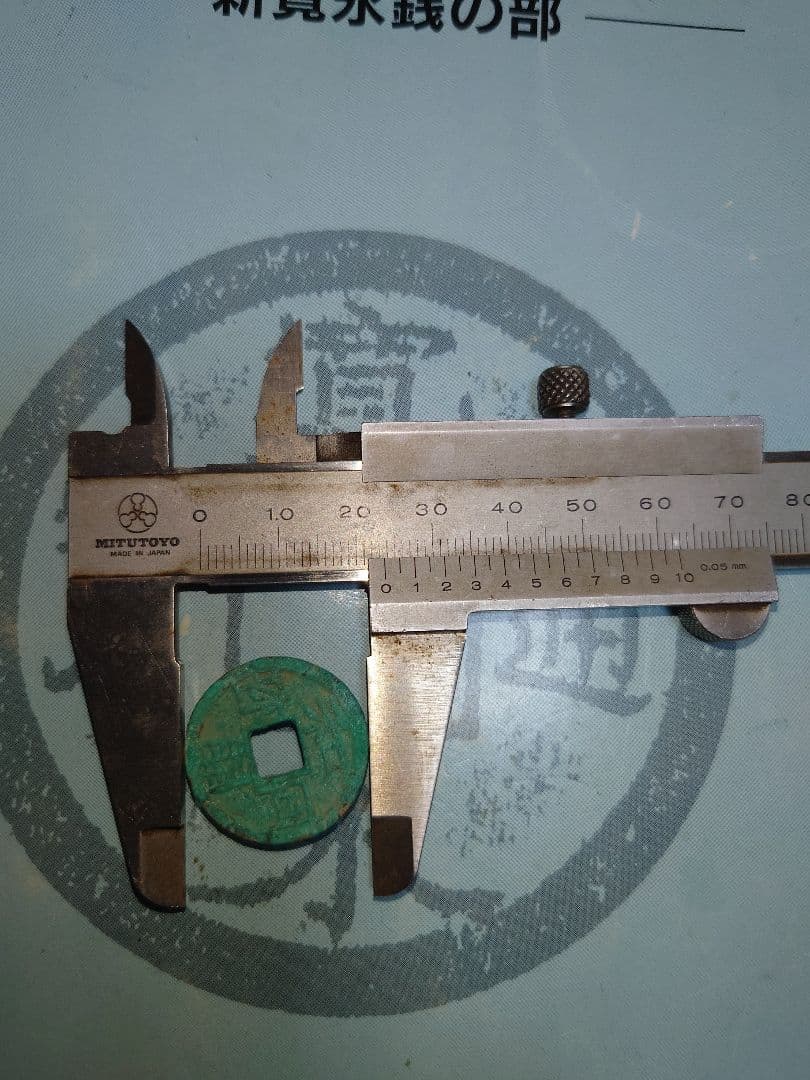 新和同開珎　中字中様　出土銭