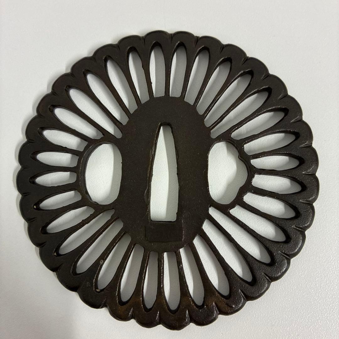 伝統的な日本の鍔 5点セット