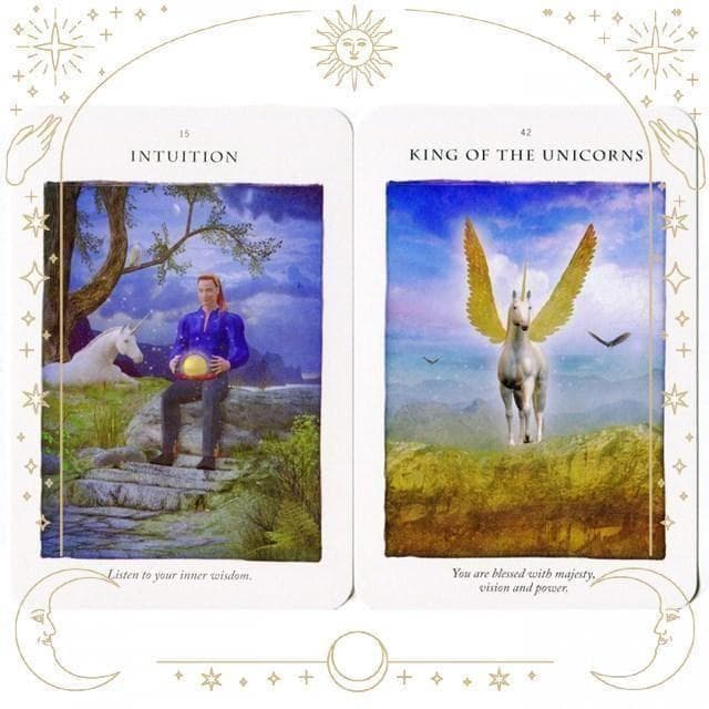 希少品✨海外美麗デッキ✨ユニコーン ペガサス オラクルカード／アファメーション