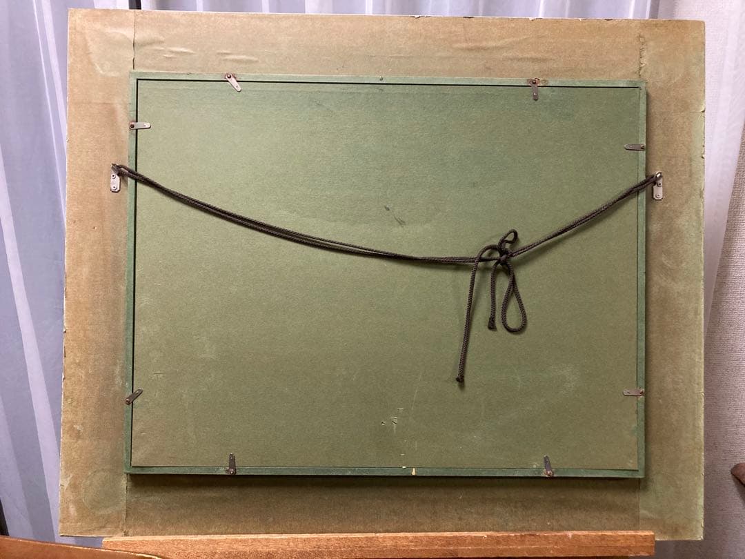 油彩 肉筆(仮)山路にて 【J C Cubaynes】フランス人作家 印象派風