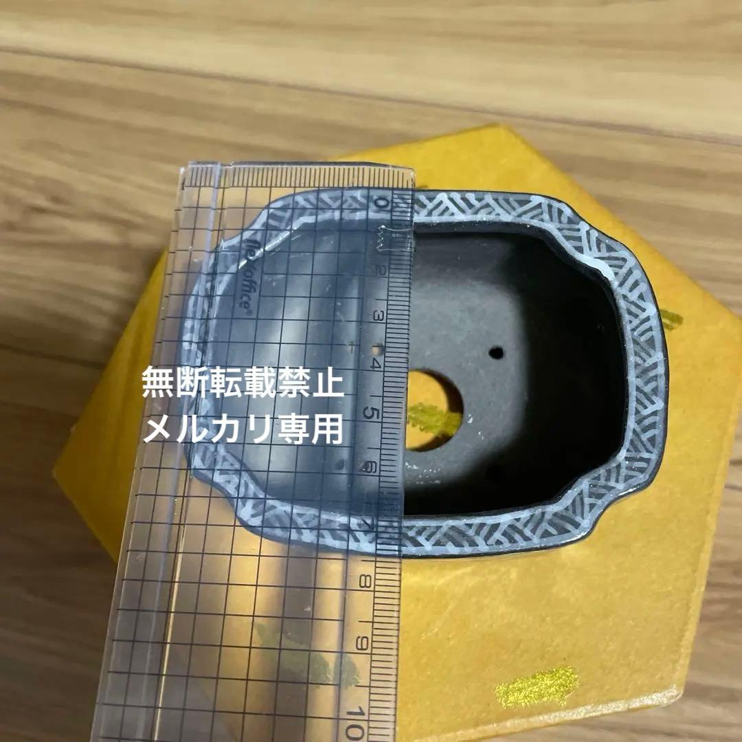 盆栽鉢　桑津香石　山野草　ミニ盆栽鉢　小品盆栽