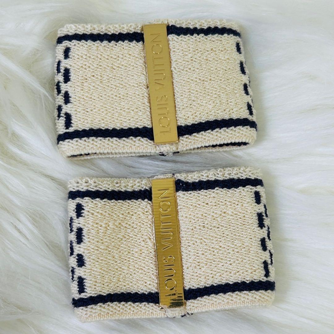 極美品　ルイヴィトン　ヘアバンド　リストバンド　セット