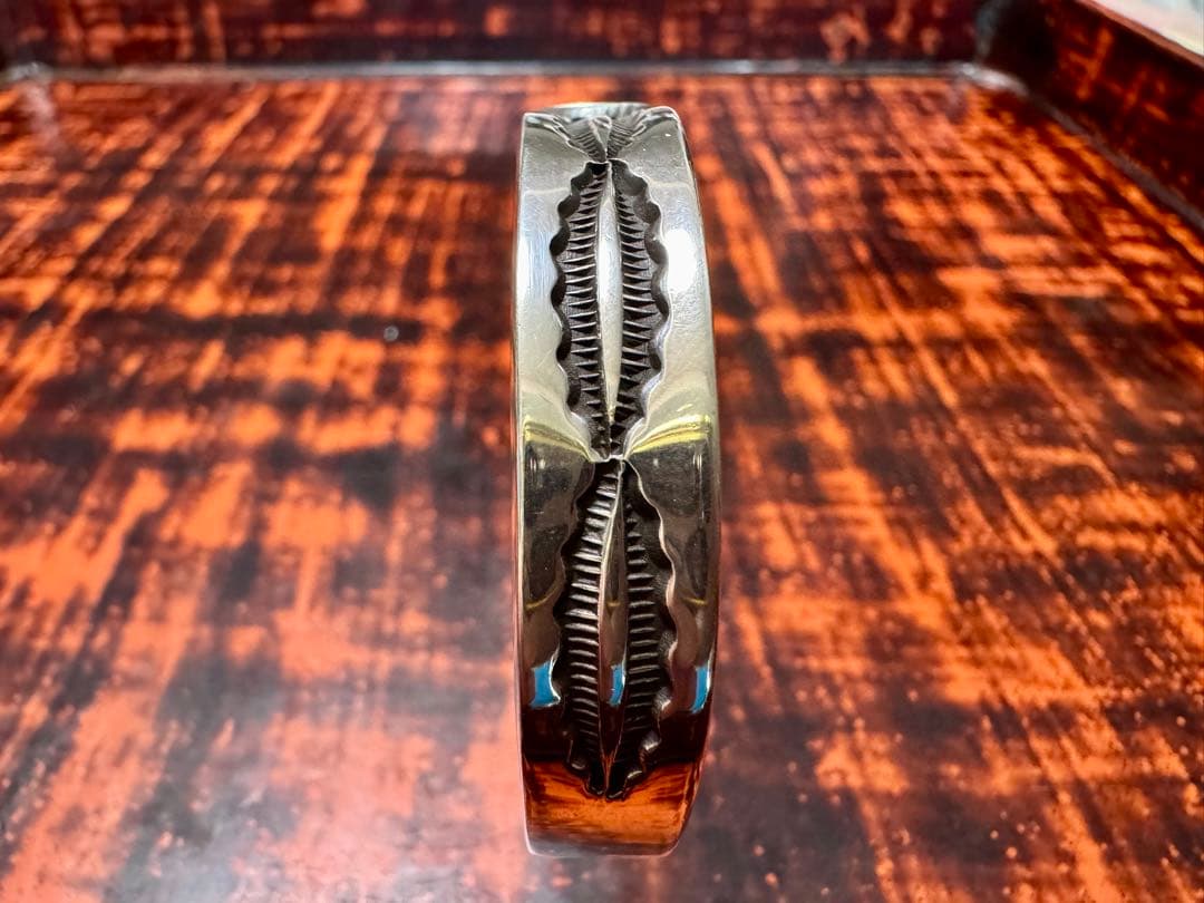 最終 美品 故人 ドノバンキャドマン バングル ビズビーターコイズ ヘビーゲージ