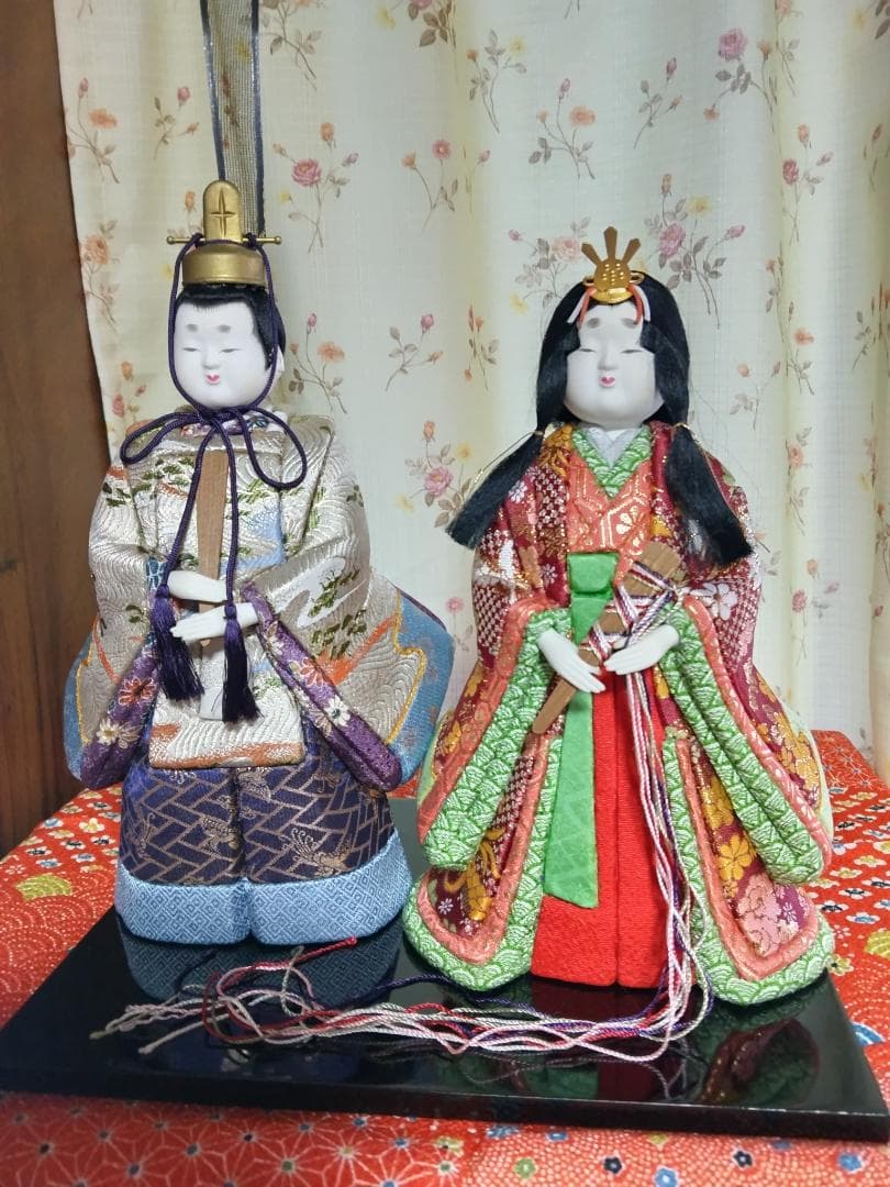 手作り木目込み人形立ち雛