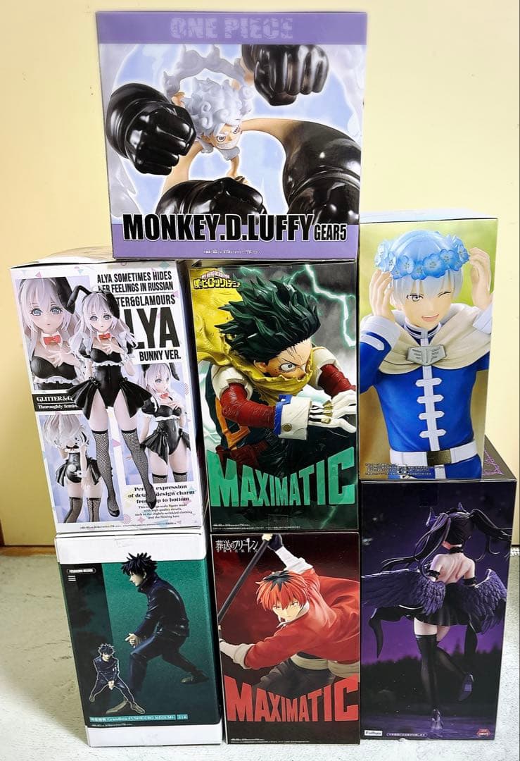【最新人気フィギュア】7点セット　葬送のフリーレン　ヒロアカ　呪術廻戦　ワンピ等