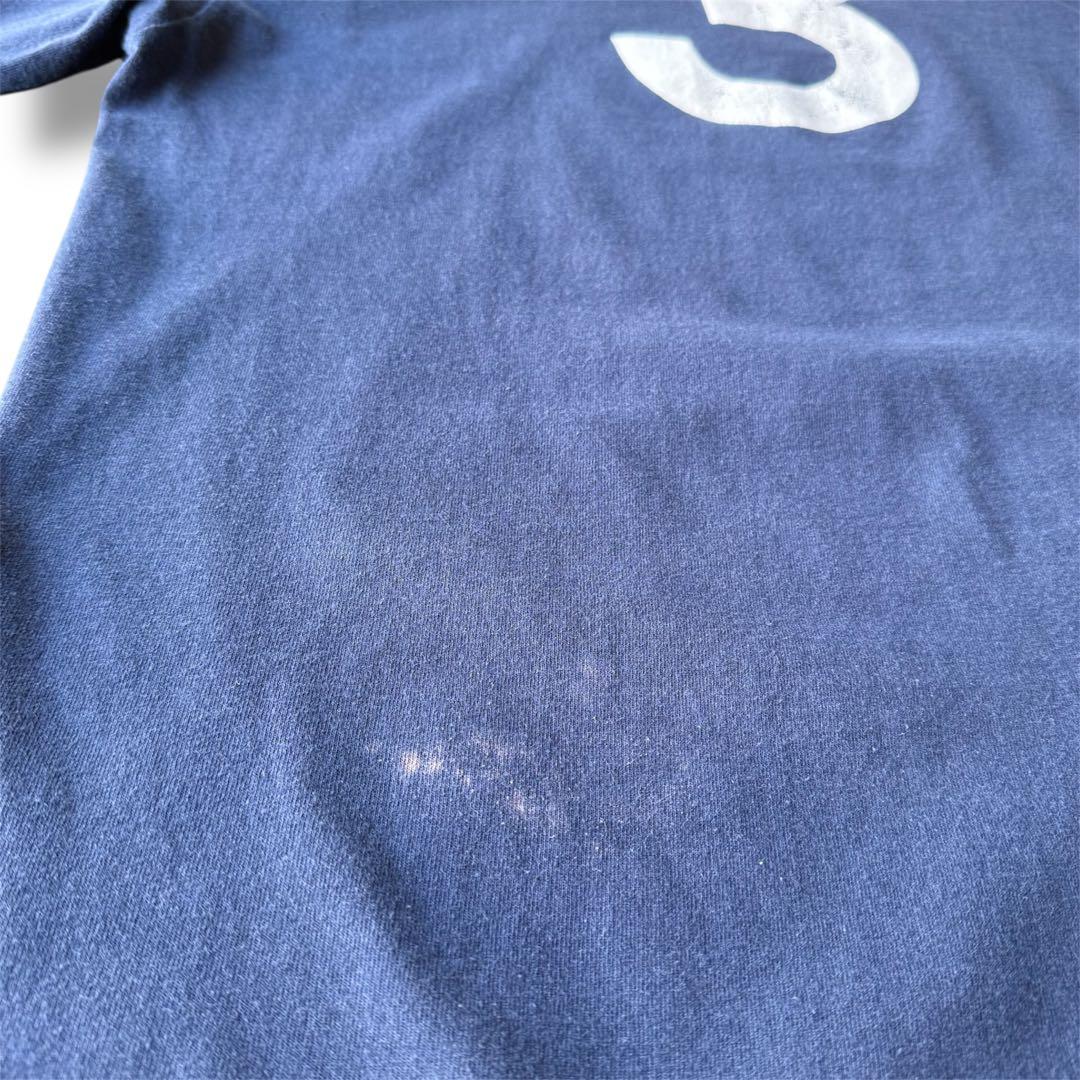 90's STUSSY 白タグネイビー 長袖Tシャツ ロンティー L USA製