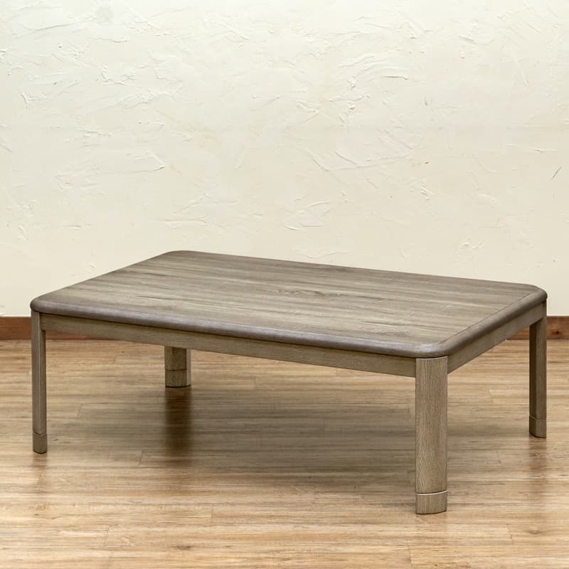 【送料無料】コタツ継脚式 120×80cm 長方形 木目調