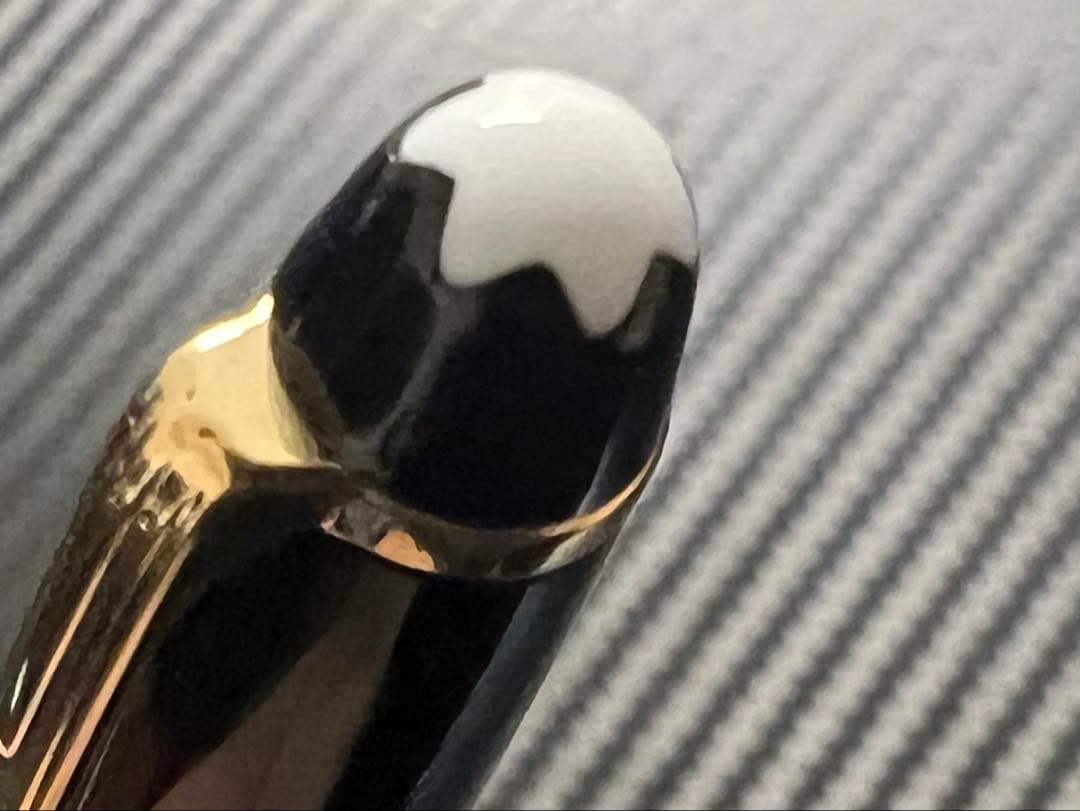 モンブラン マイスターシュテュック 144 万年筆 全金 ブラック F 細字