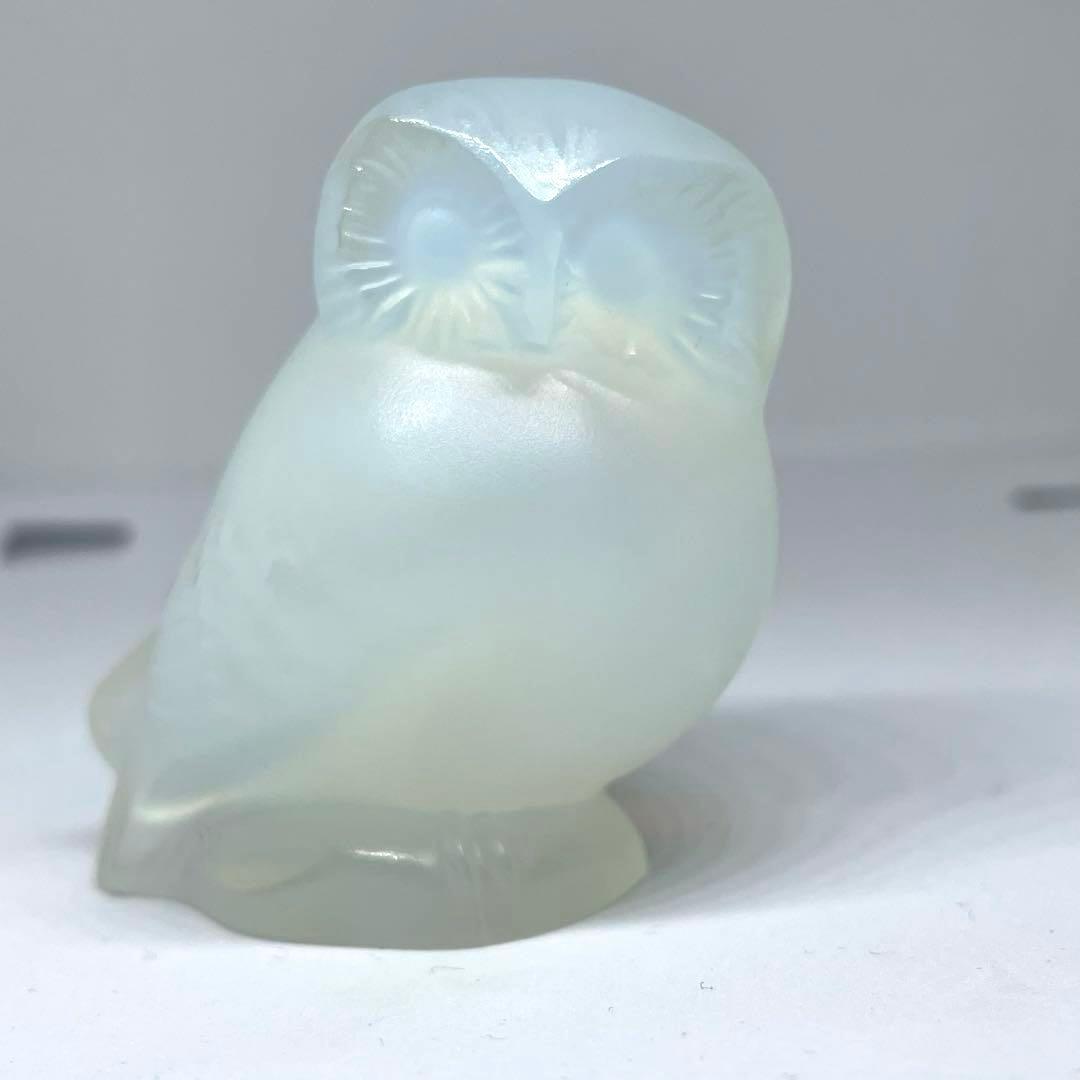 【希少】LALIQUE ラリック フクロウ オパールセント　置物