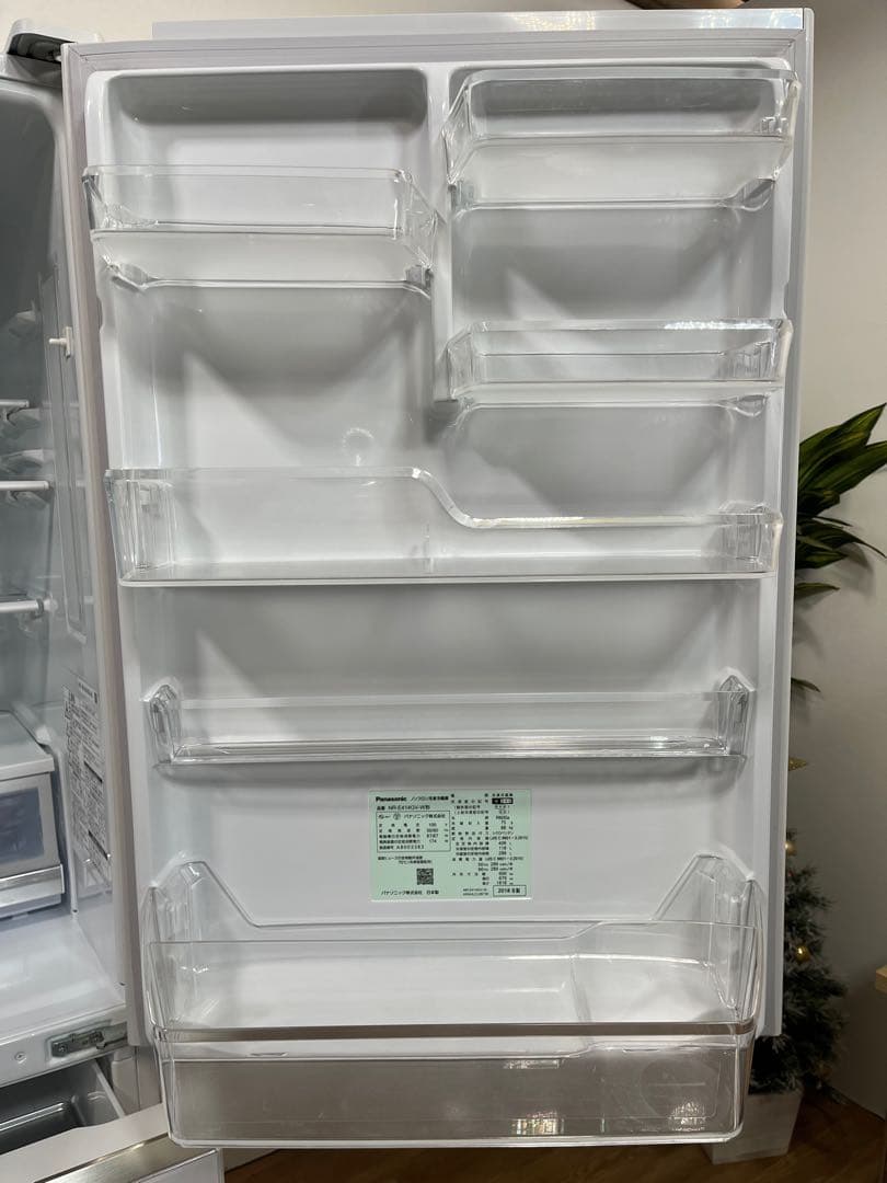 パナソニック冷凍冷蔵庫　406l 2018年 NR-E414GV-W