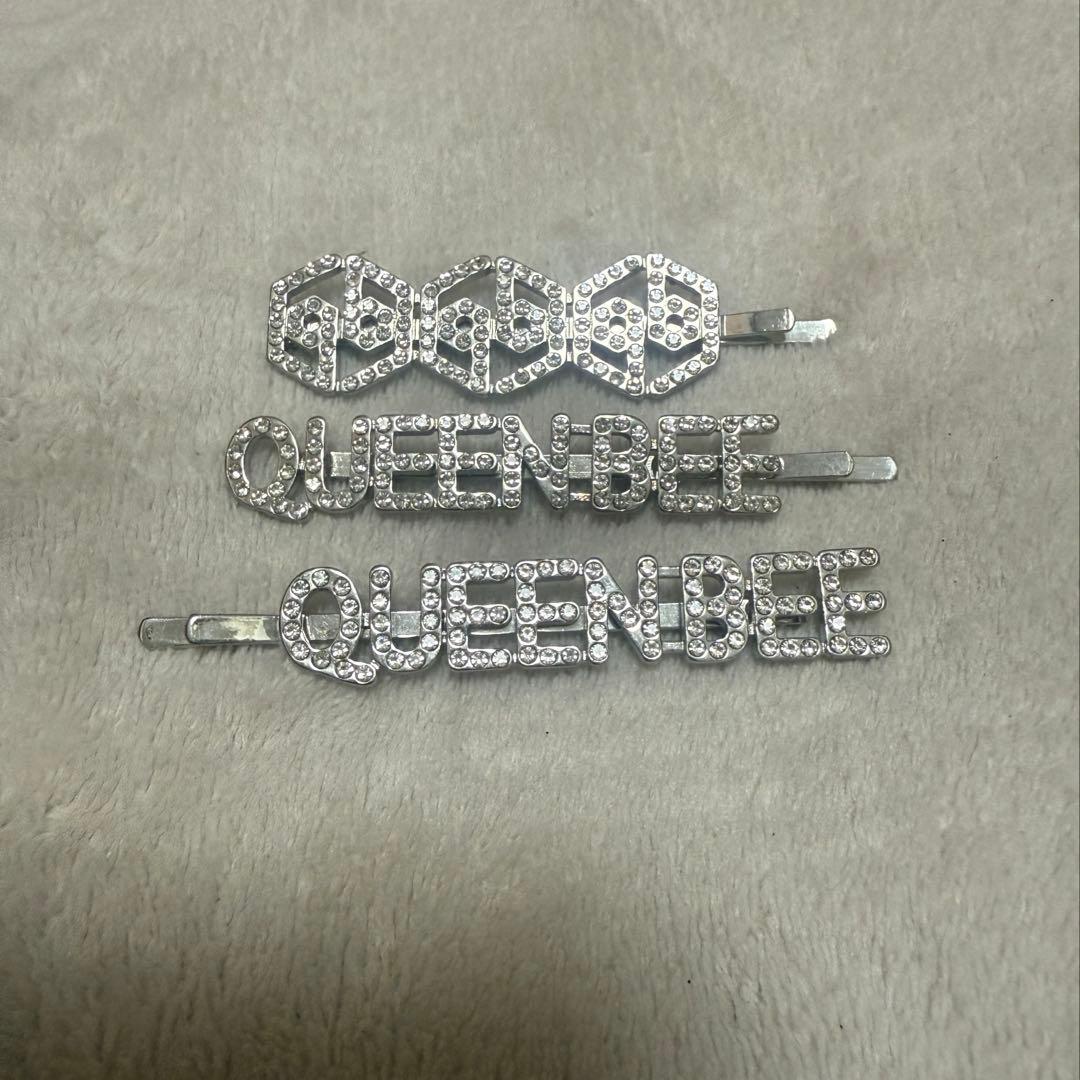 女王蜂　グッズ　ヘアピン