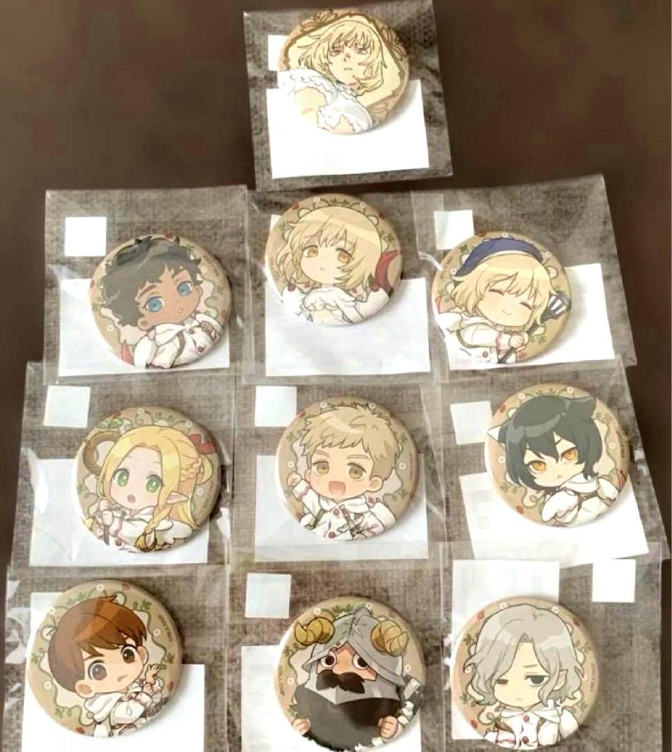 くじコレ × ダンジョン飯 　D賞 缶バッジ　全種 コンプセット 10点