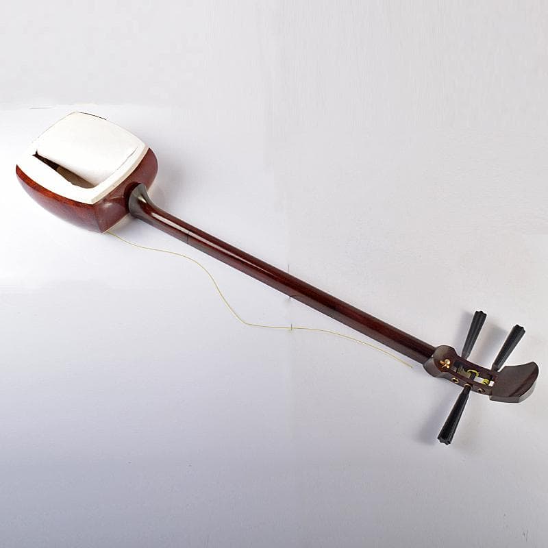 和楽器　弦楽器　菊忍　唐木紫檀棹　三味線　PAT.J刻印　M　R8103B