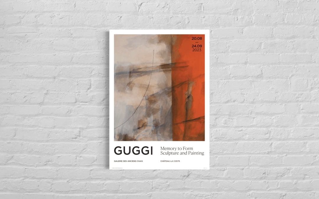 グッギ展（グギ展）海外ポスター②70×50 Guggi VirginPrunes