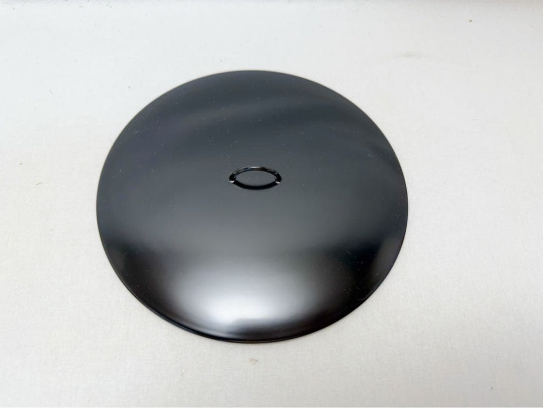 未使用 茶道具 松峯 作 クリスタル 水指 黒塗蓋付 元箱