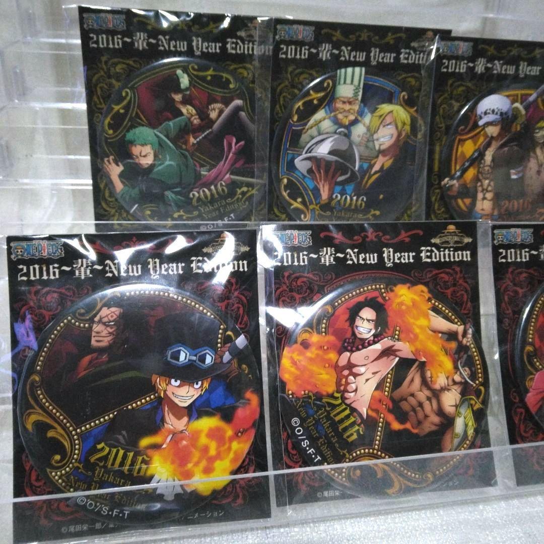 ワンピース 輩缶バッジ New Year Edition 6点セット
