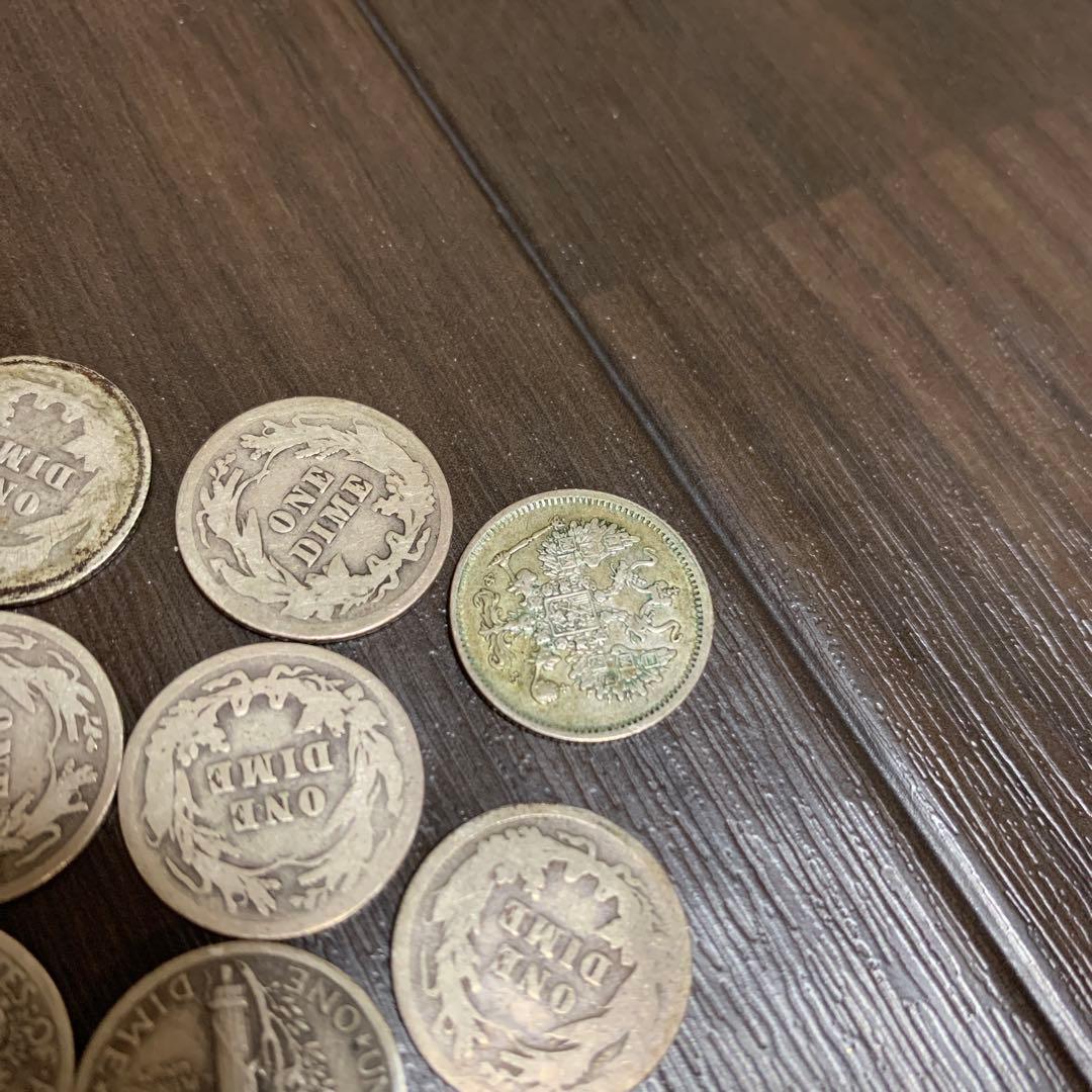 アメリカ　銀貨　ダイム銀貨など　２０枚