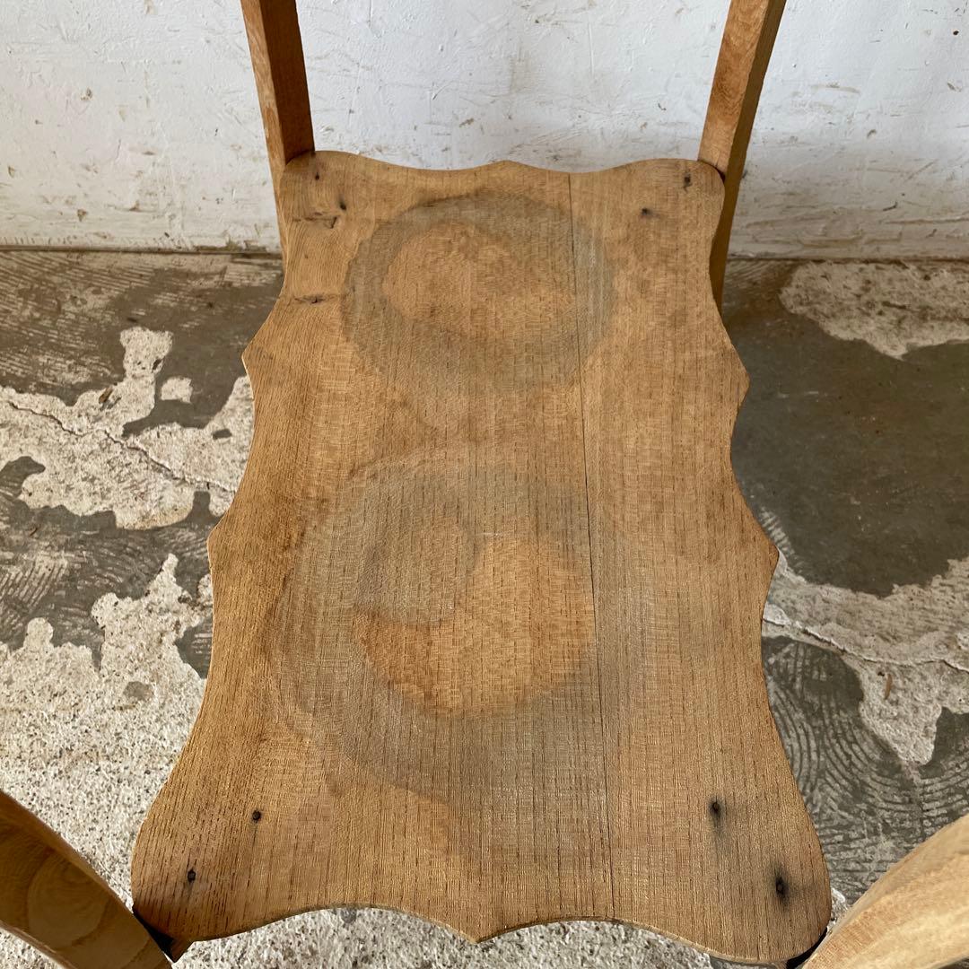 M'sビンテージ　サイドテーブル　フラワースタンド　花台　剥離