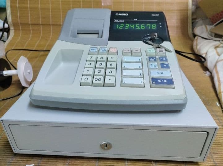 カシオレジスター　106ER　簡単便利特殊　送料込　925777