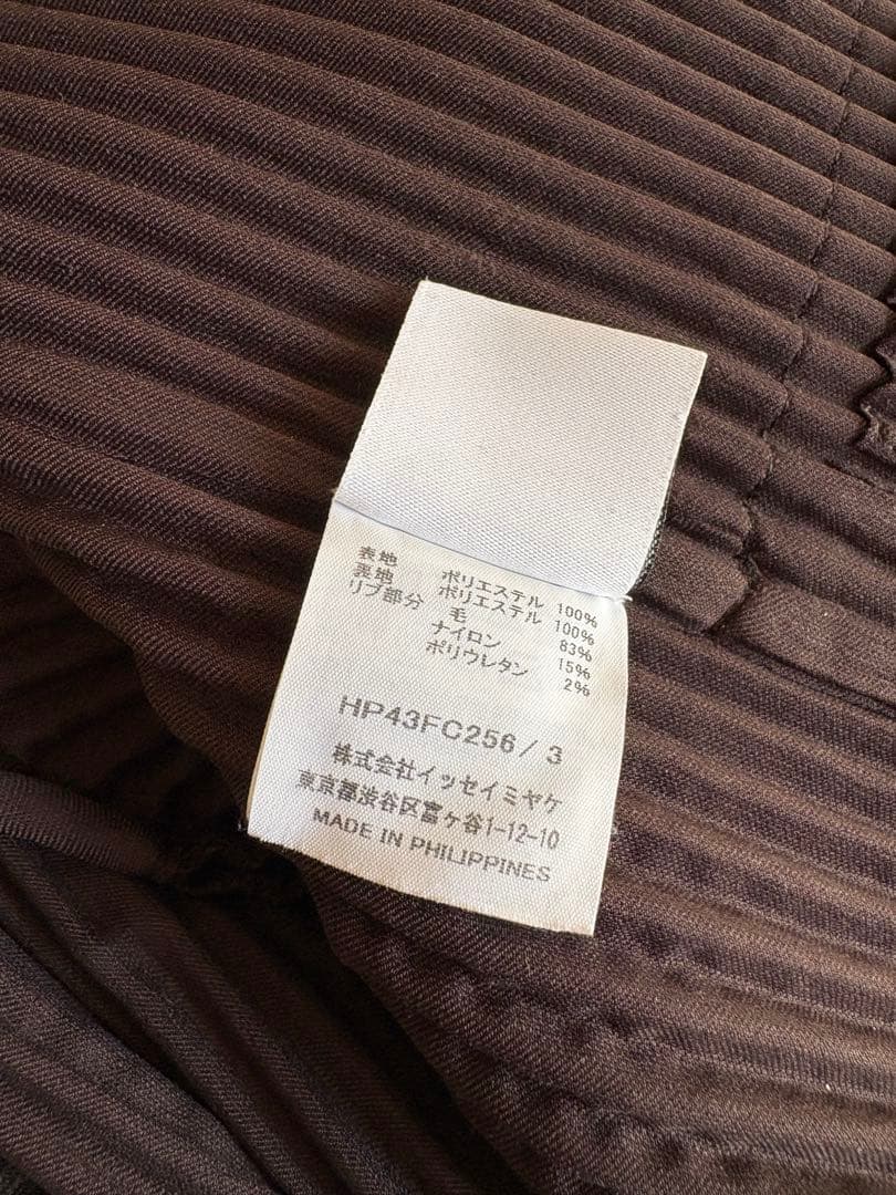 オムプリッセイッセイミヤケ　セットアップ　ウールライク