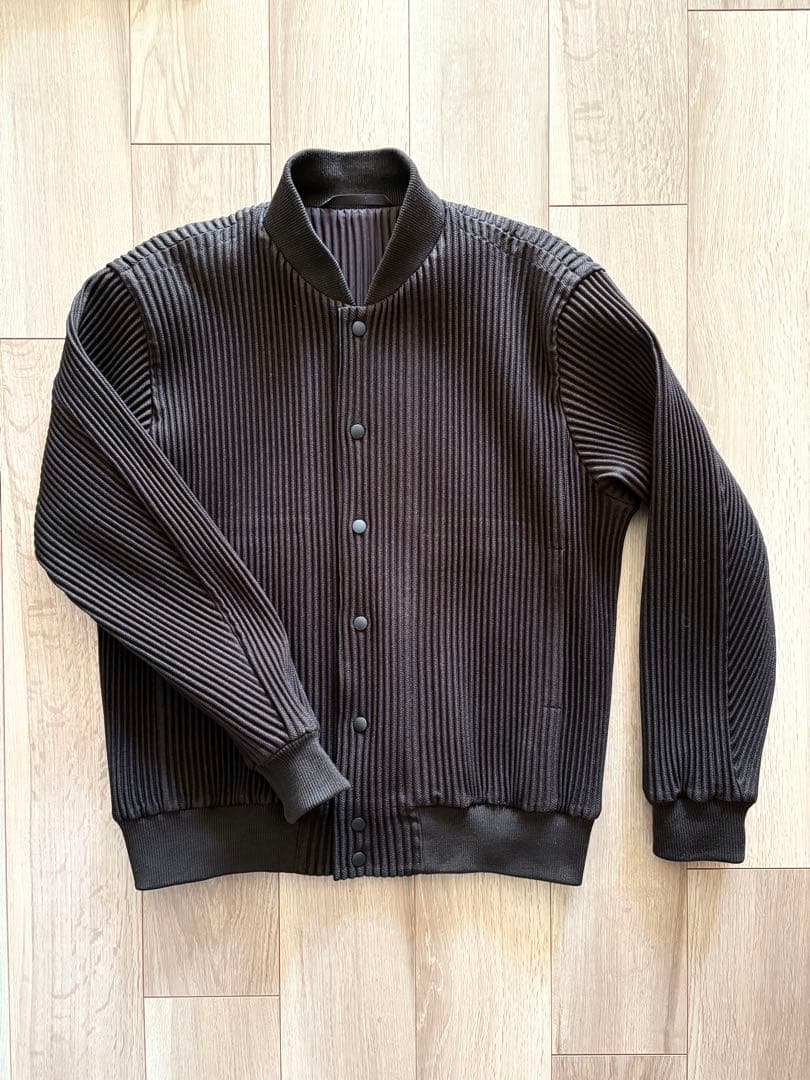 オムプリッセイッセイミヤケ　セットアップ　ウールライク