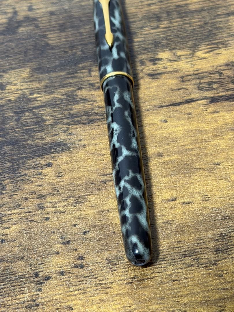 試筆のみ　18金　ゴールド　マーブル　パーカー　ソネット　コンバーター付き