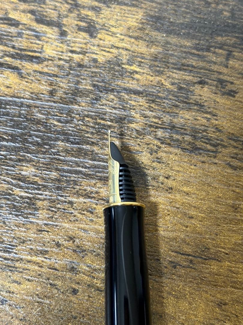 試筆のみ　18金　ゴールド　マーブル　パーカー　ソネット　コンバーター付き