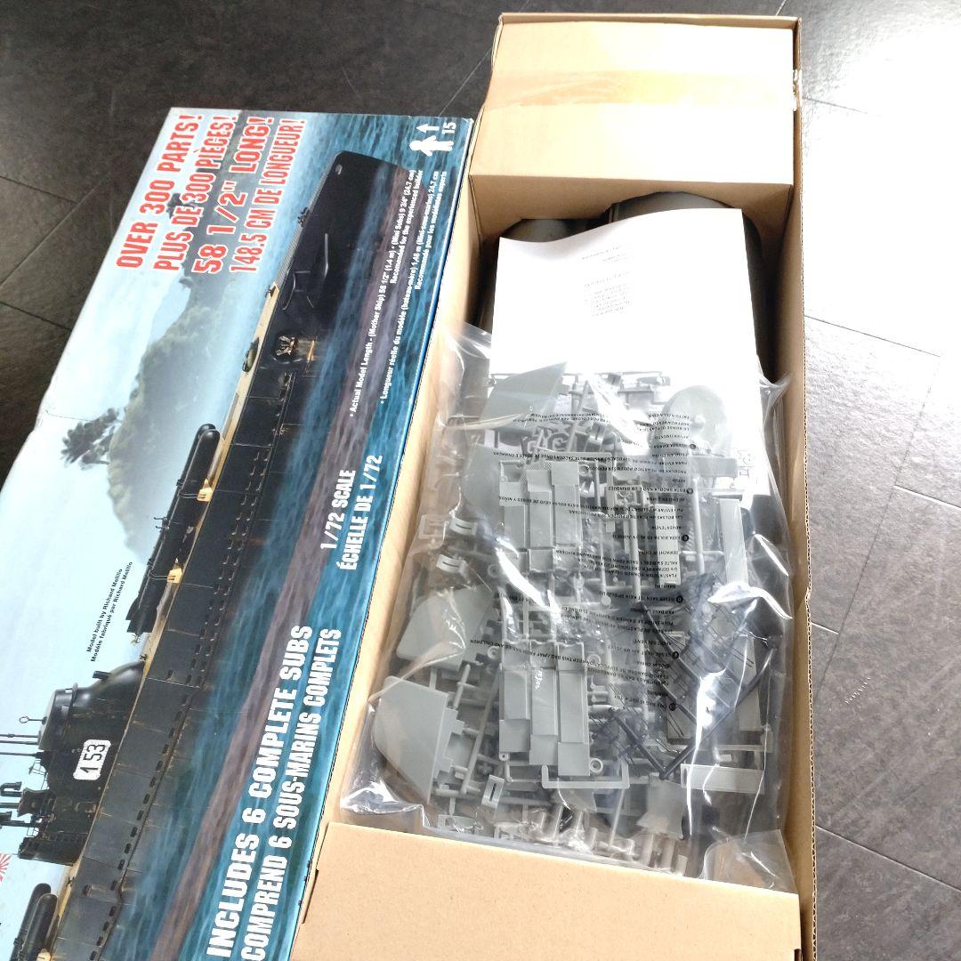 【希少 未開封 大型模型】IJN I-53 & Kaitens 1/72 当時物