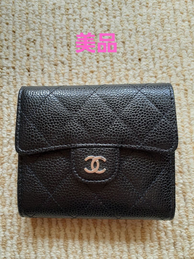 定番商品★2024年8月購入★CHANEL黒ミニ財布