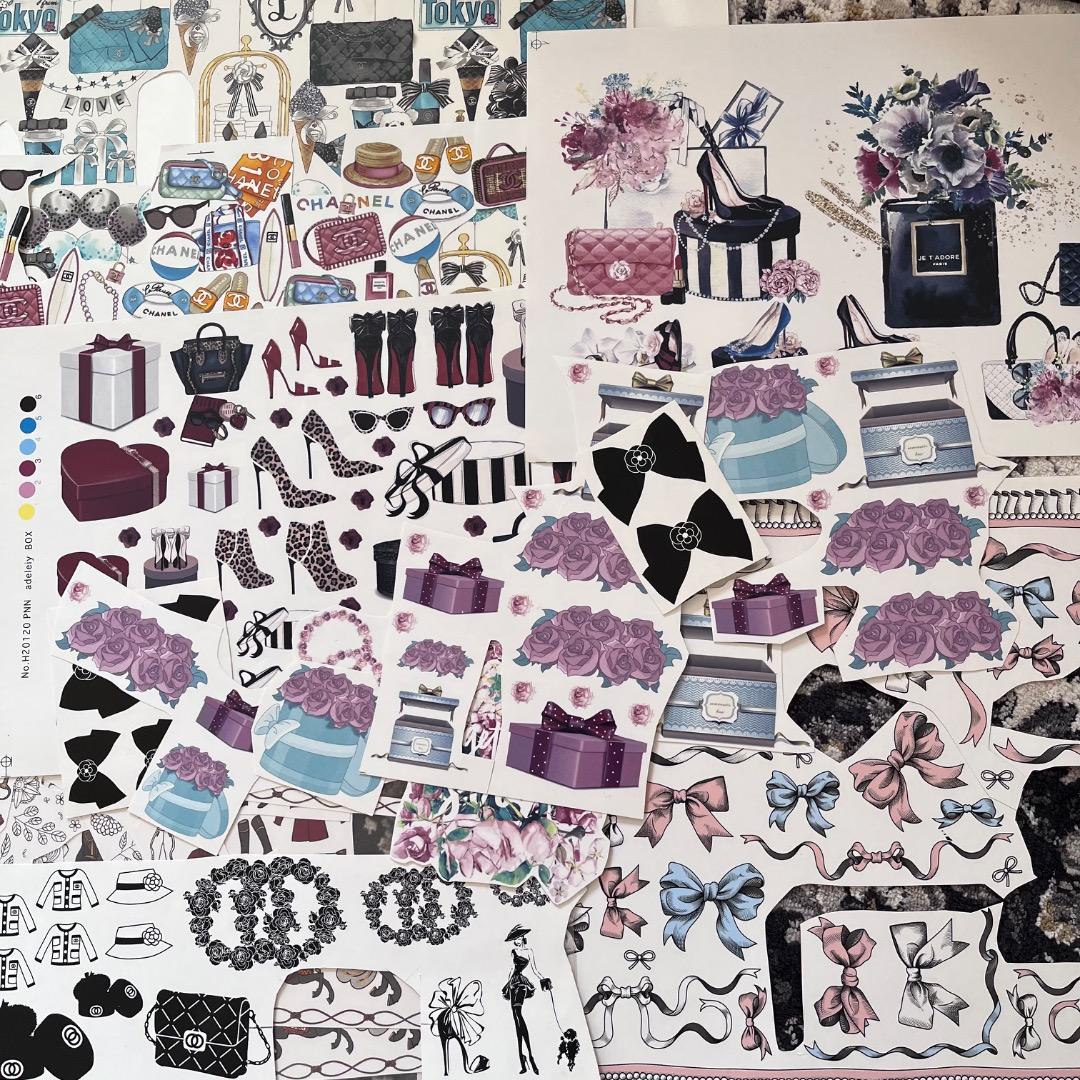 デザイン転写紙多数