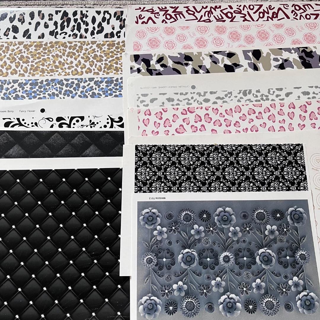 デザイン転写紙多数