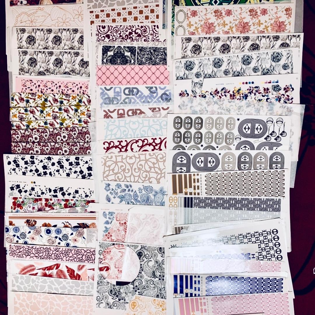 デザイン転写紙多数