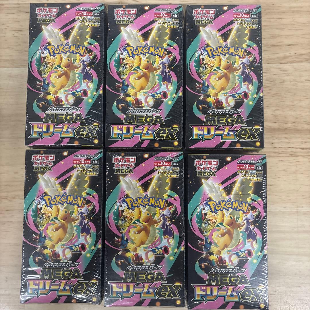 ポケモンカードゲーム MEGA ドリームex 6箱