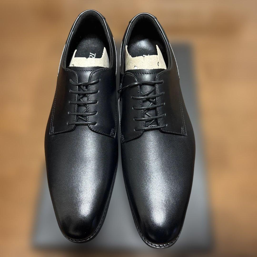 アシックス　ランウォーク　ブラックレザードレスシューズ27㌢