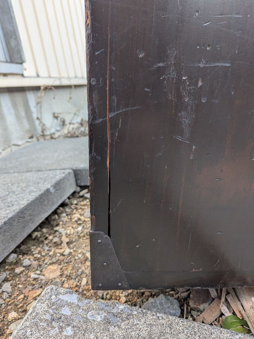 前欅庄内箪笥　時代箪笥船箪笥和箪笥和家具アンティーク骨董　今週末取り下げ予定