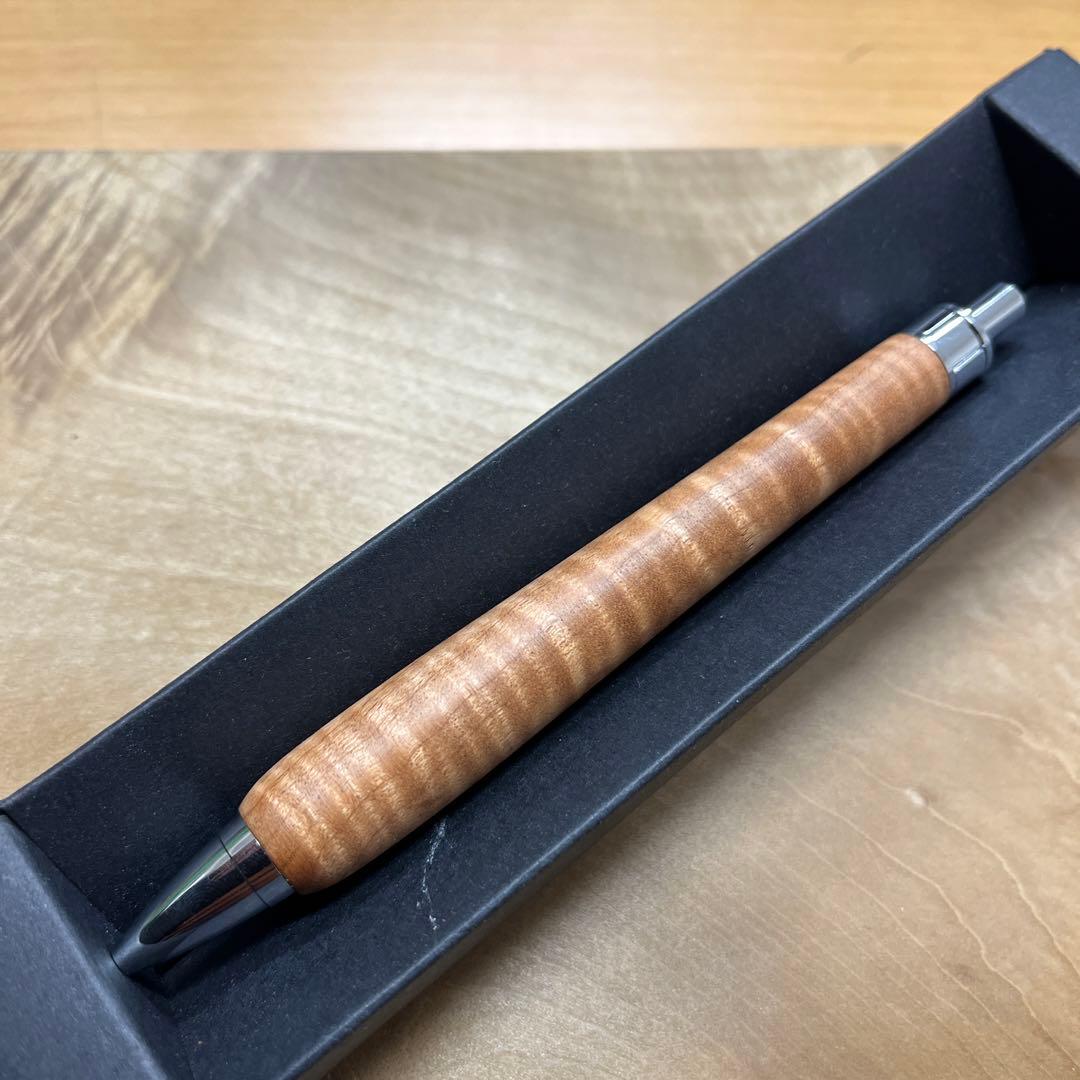 木軸ペン　タイガーメープル　縮杢