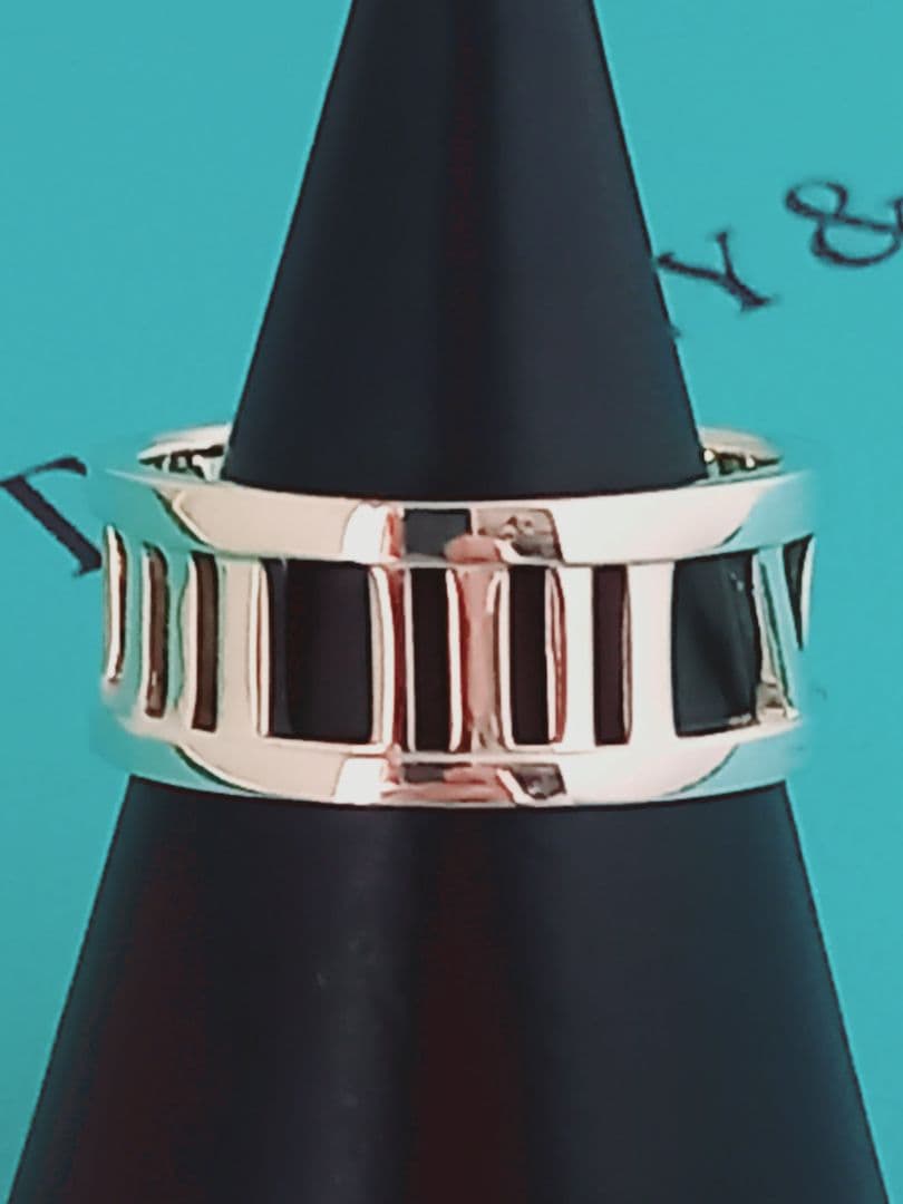 美品 TIFFANY ティファニー オープンアトラス シルバーリング