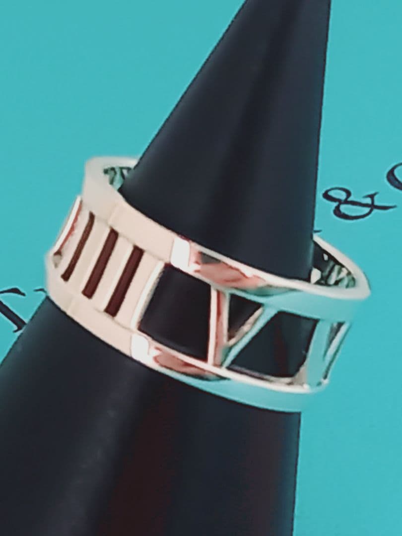 美品 TIFFANY ティファニー オープンアトラス シルバーリング