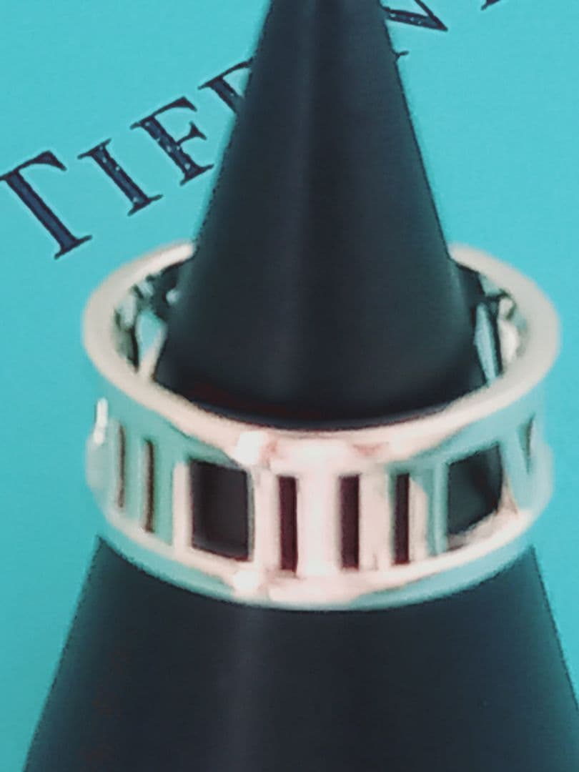 美品 TIFFANY ティファニー オープンアトラス シルバーリング