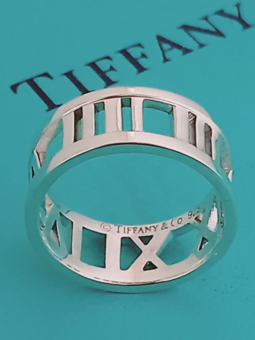 美品 TIFFANY ティファニー オープンアトラス シルバーリング
