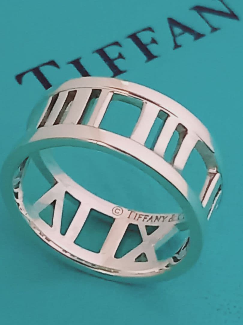 美品 TIFFANY ティファニー オープンアトラス シルバーリング