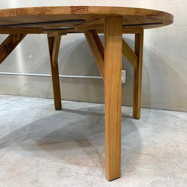 まあくん様 unico廃番SOTOラウンドダイニングテーブル