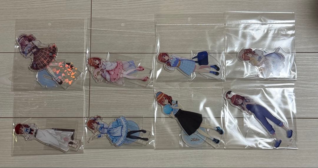五等分の花嫁　中野三玖グッズ　まとめ売り　アクリルスタンド等