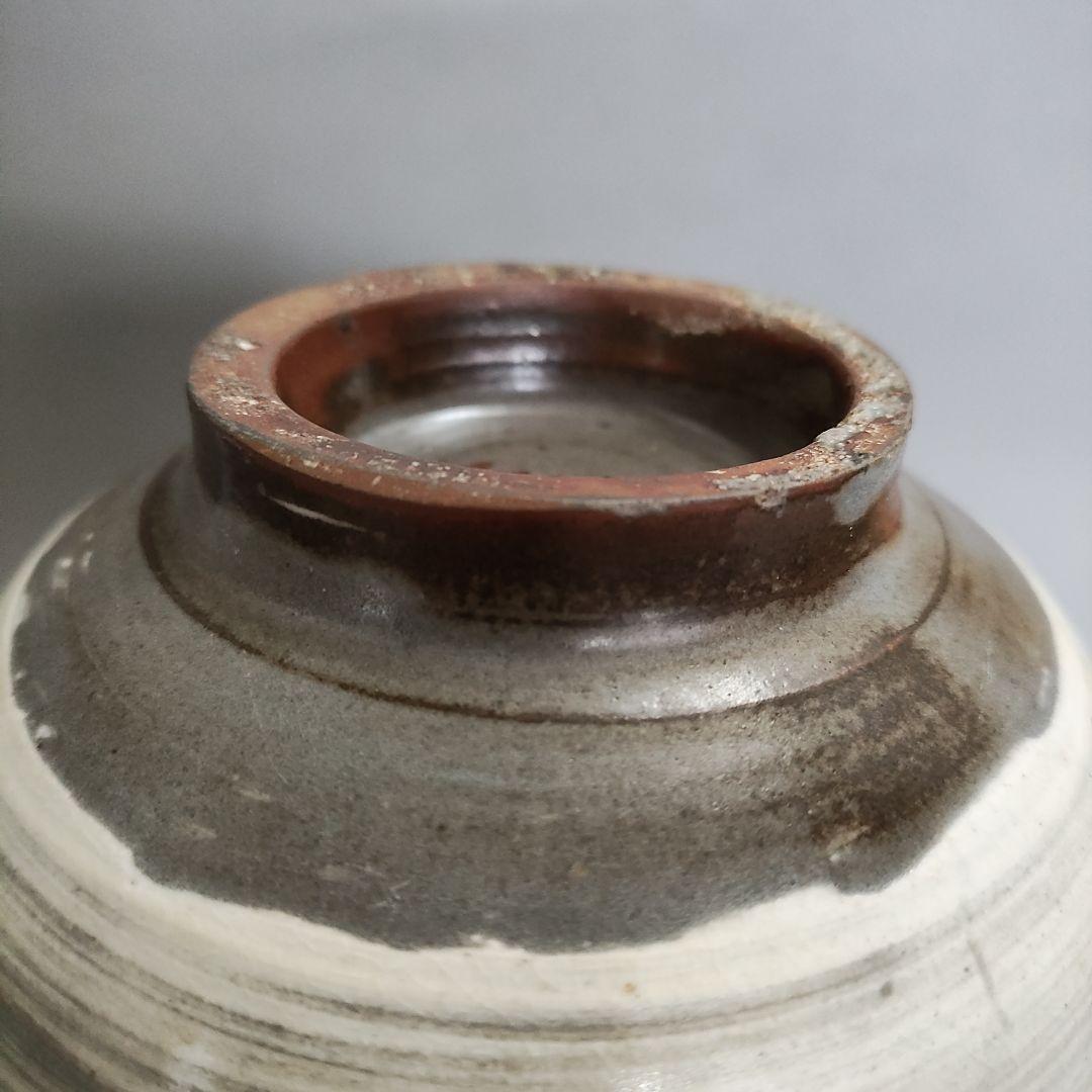 黃圭菫　鶏龍山遊魚文酒瓶　鉄絵徳利　花瓶　花入　李朝